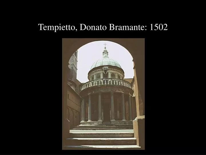 tempietto donato bramante 1502