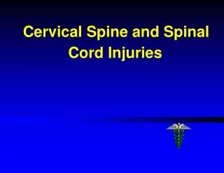 Cervical Spine and Spinal Cord Injuries
