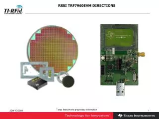 RSSI TRF7960EVM DIRECTIONS
