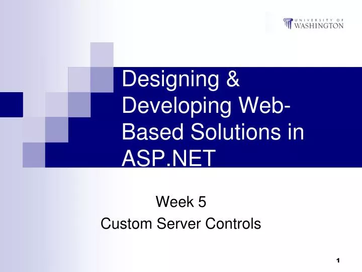 designing developing web based solutions in asp net