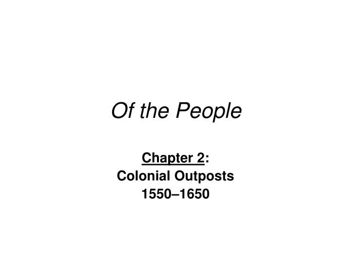 of the people