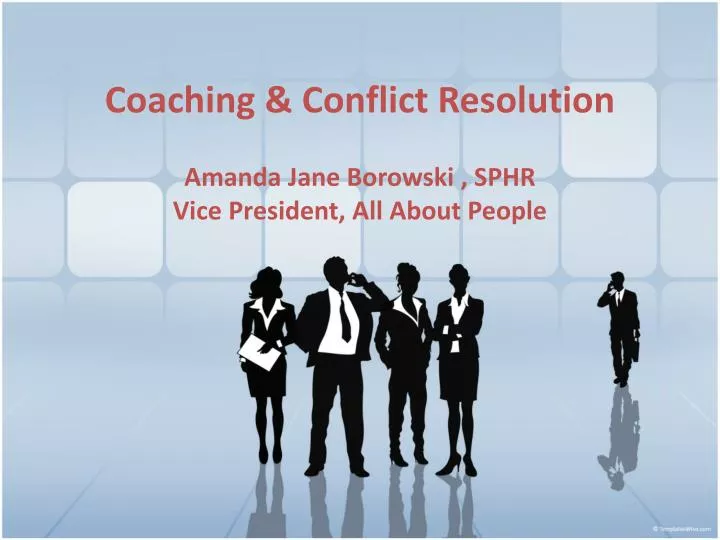 coaching conflict resolution