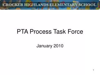 PTA Process Task Force