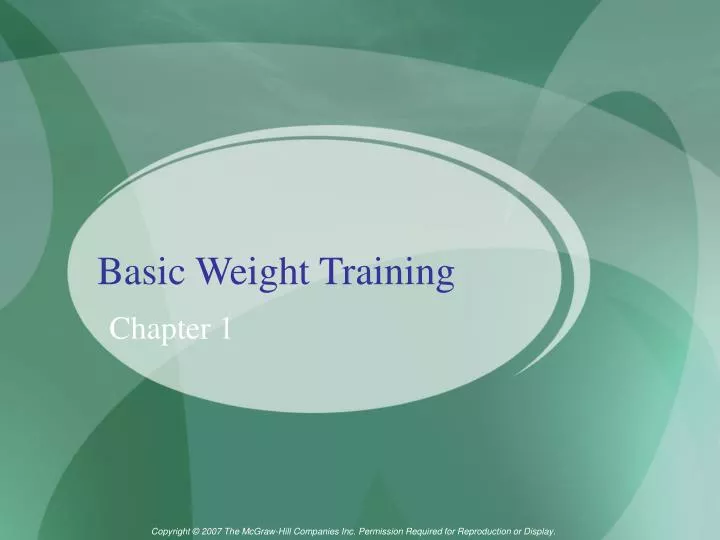 basic weight training