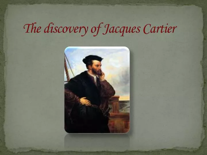 the discovery of jacques cartier
