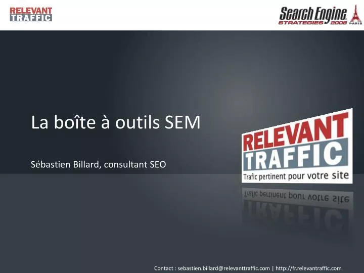 la bo te outils sem s bastien billard consultant seo