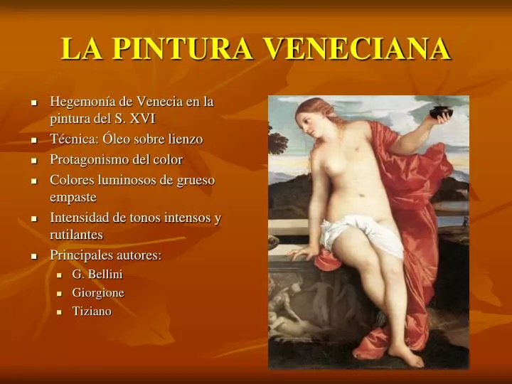 la pintura veneciana