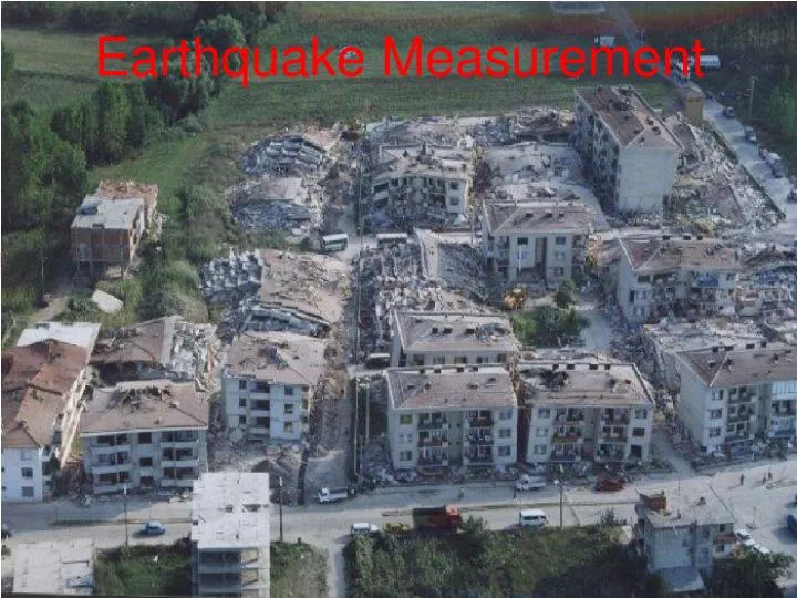 earthquake measurement