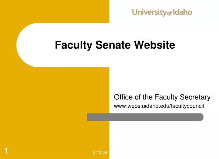 faculty senate website