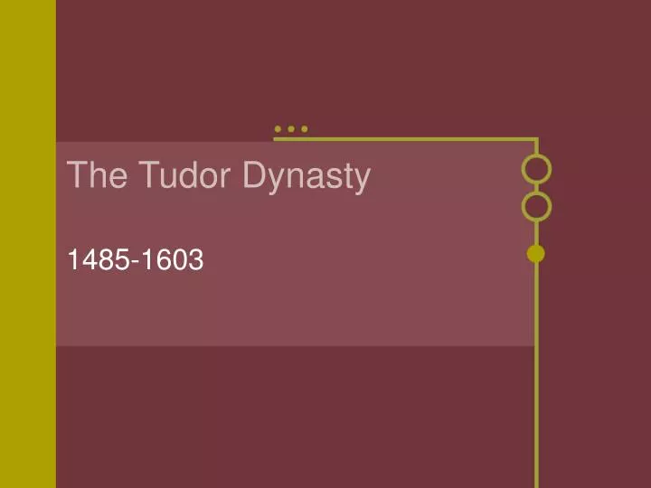 the tudor dynasty