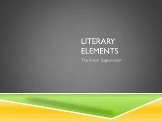 Literary Elements