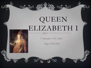 Queen Elizabeth I