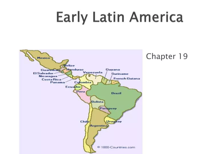 early latin america