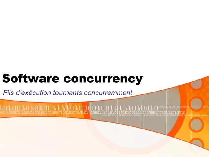 software concurrency