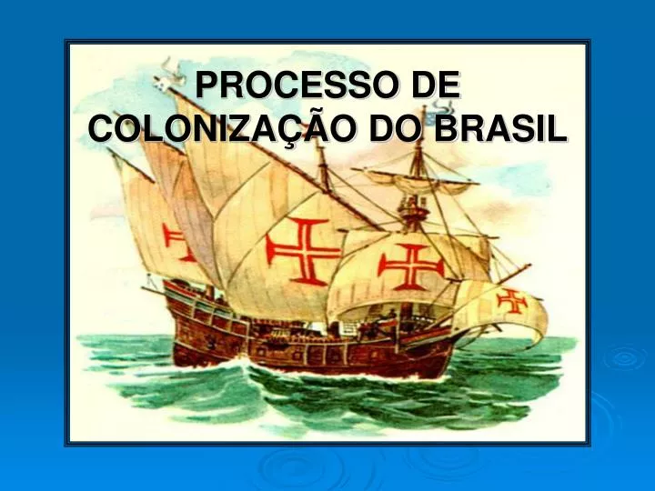 processo de coloniza o do brasil