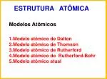 ESTRUTURA ATÔMICA - slide 1