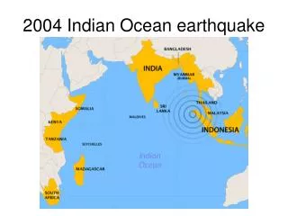 2004 Indian Ocean earthquake