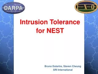 Intrusion Tolerance for NEST