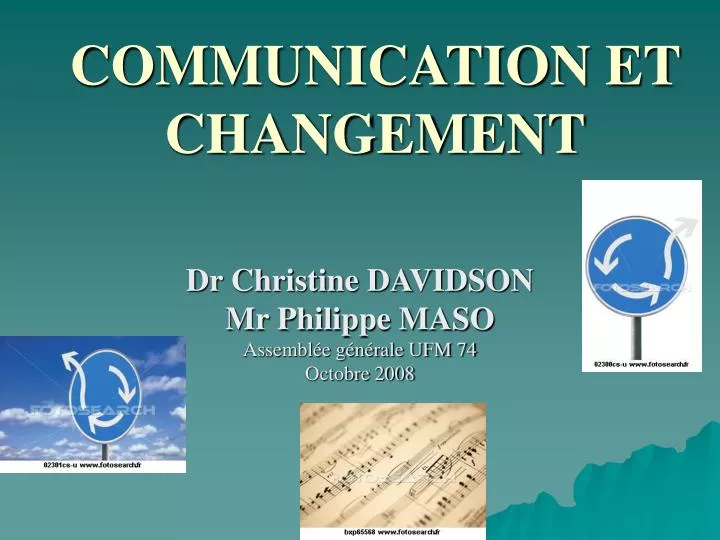 communication et changement