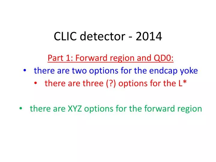 clic detector 2014