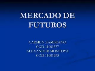 mercado de futuros