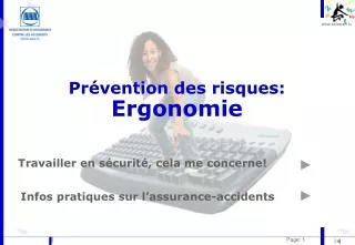 pr vention des risques ergonomie