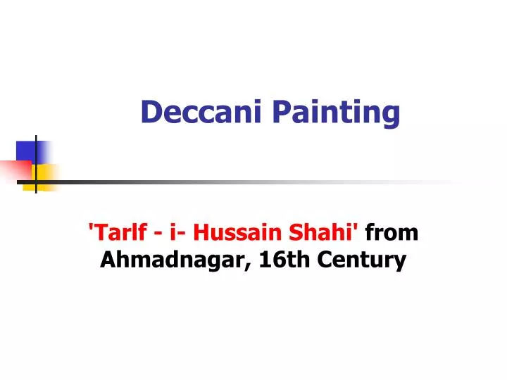 deccani painting