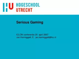 serious gaming