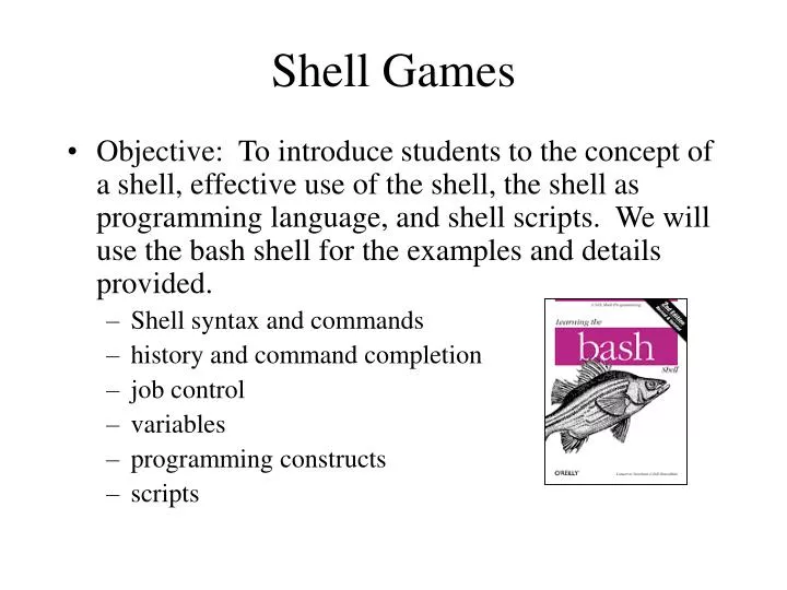 shell games