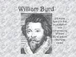 William Byrd - slide 1