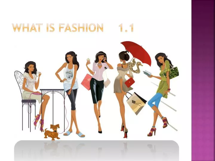 what is fashion 1 1