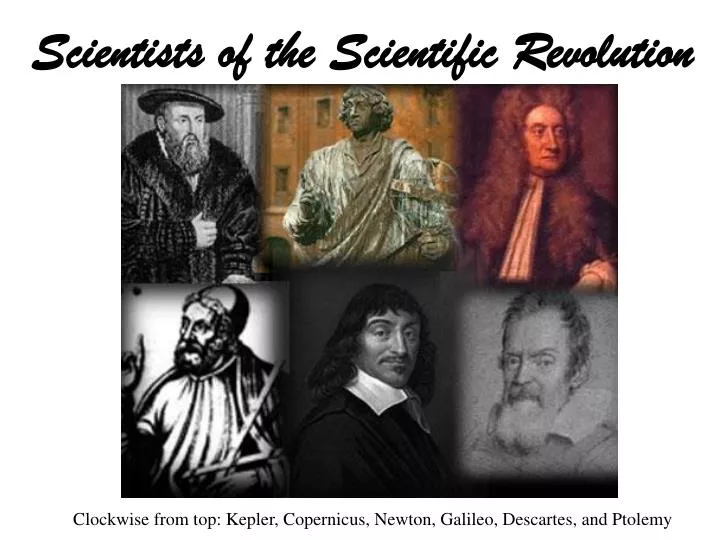 scientists of the scientific revolution
