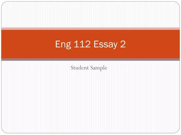 eng 112 essay 2