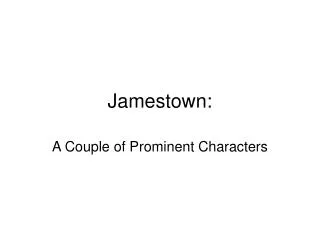 Jamestown: