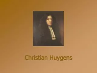 Christian Huygens