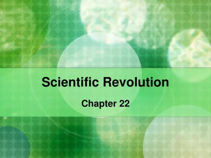 scientific revolution