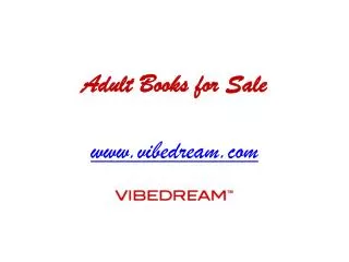 Adult Books for Sale - www.vibedream.com