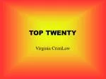 TOP TWENTY - slide 1