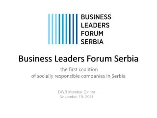 Business Leaders Forum Serbia