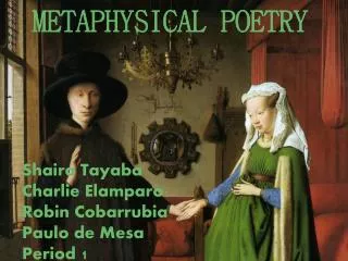 Metaphysical Poetry