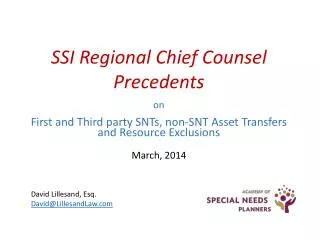 on First and Third party SNTs, non-SNT Asset Transfers and Resource Exclusions