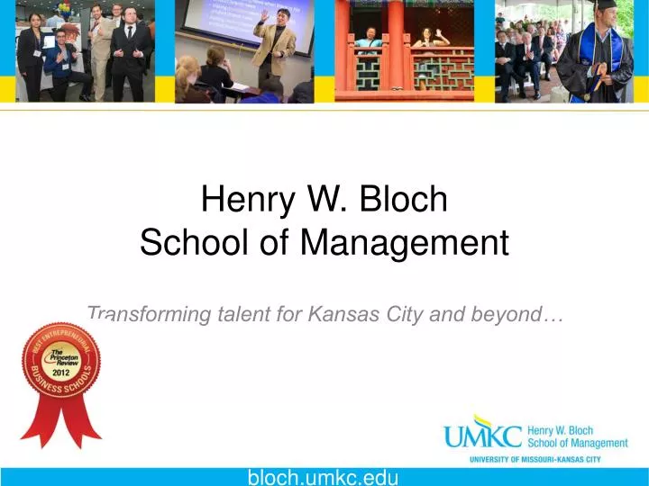 henry w bloch school of management