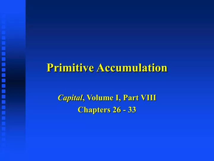 primitive accumulation