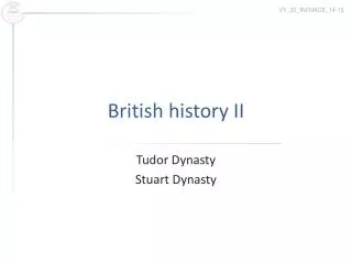 British history II