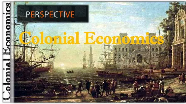 colonial economics