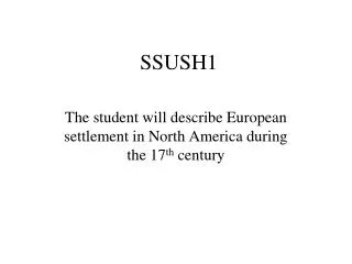 SSUSH1