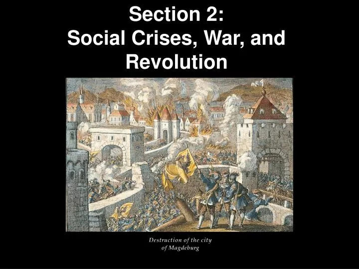 section 2 social crises war and revolution