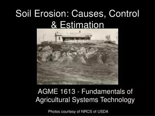 Soil Erosion: Causes, Control &amp; Estimation