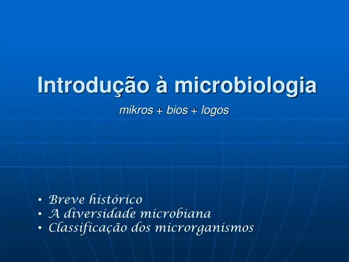 introdu o microbiologia