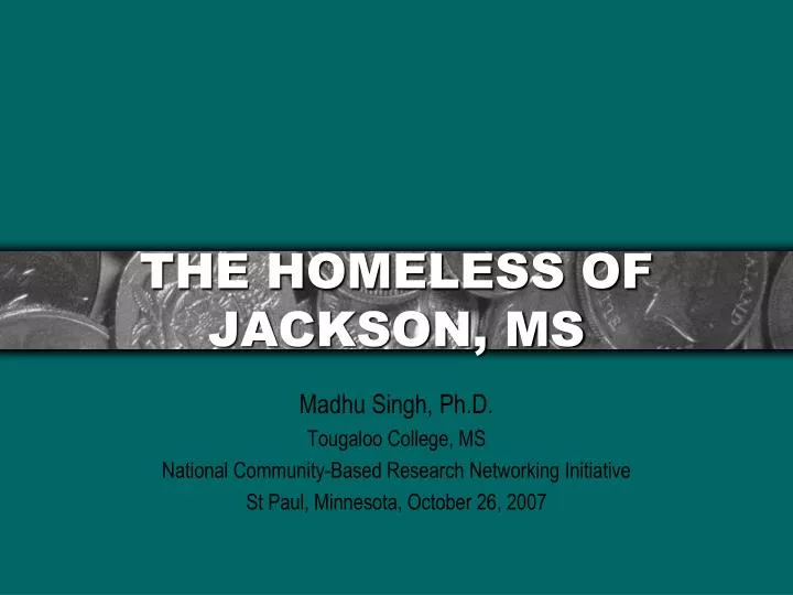 the homeless of jackson ms